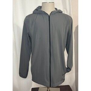 Layers Qwick Dry Grey Lightweight full-zip Windbreaker Jacket Men’s Medium